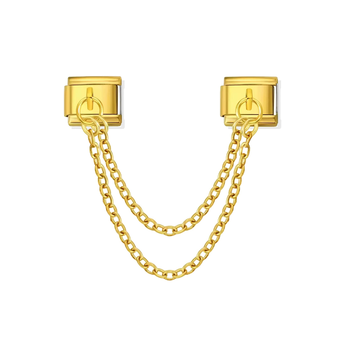 Stacked Chain Pendant Charm