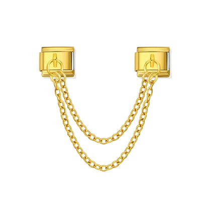 Stacked Chain Pendant Charm