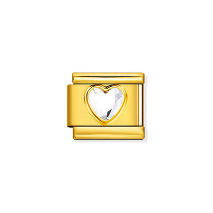 Stone Heart Charm