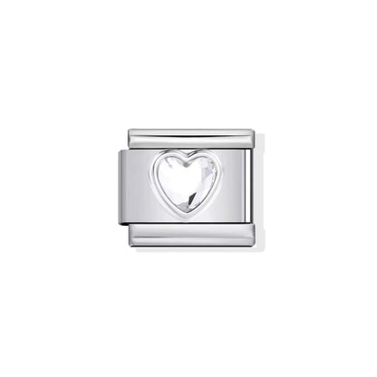 Stone Heart Charm