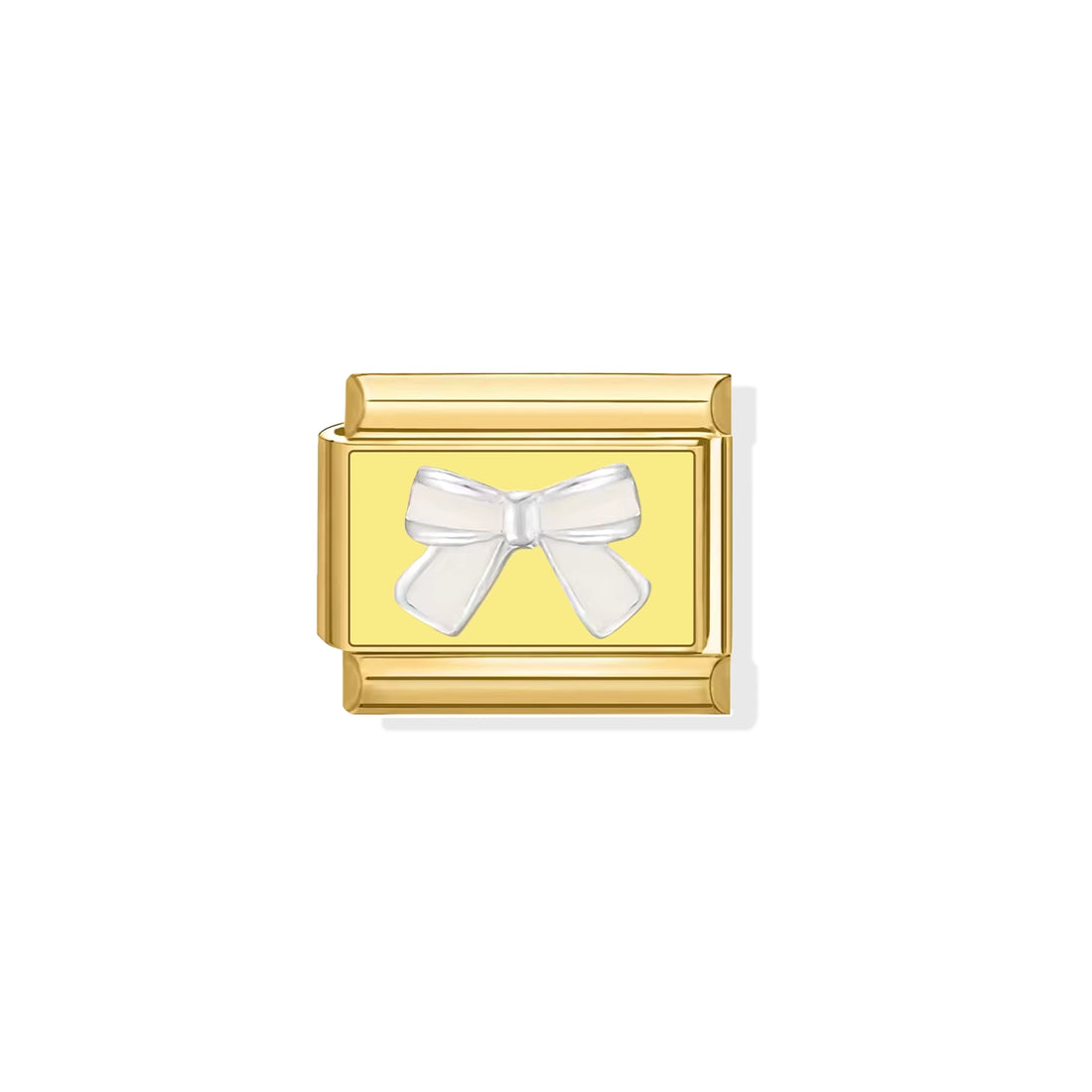 White Bow Charm