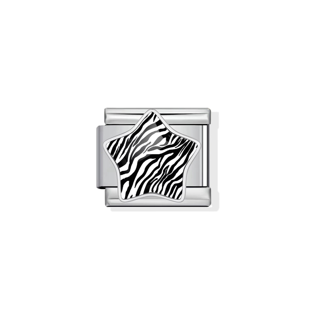 Zebra Print Star Charm